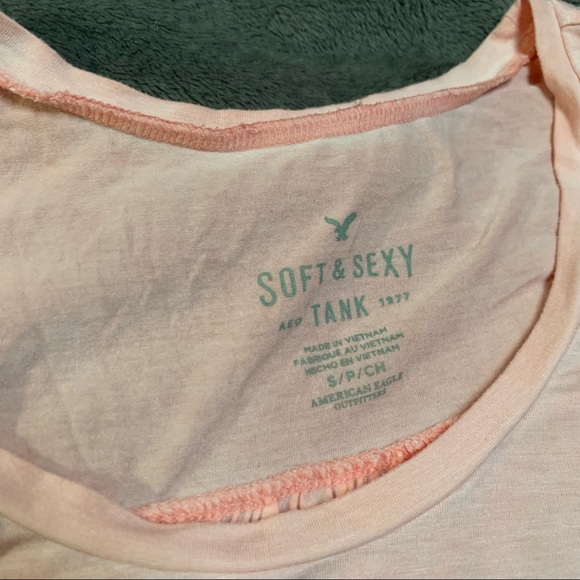 AEO Blush Pink Soft and Sexy Tank Top - Picture 2 of 7